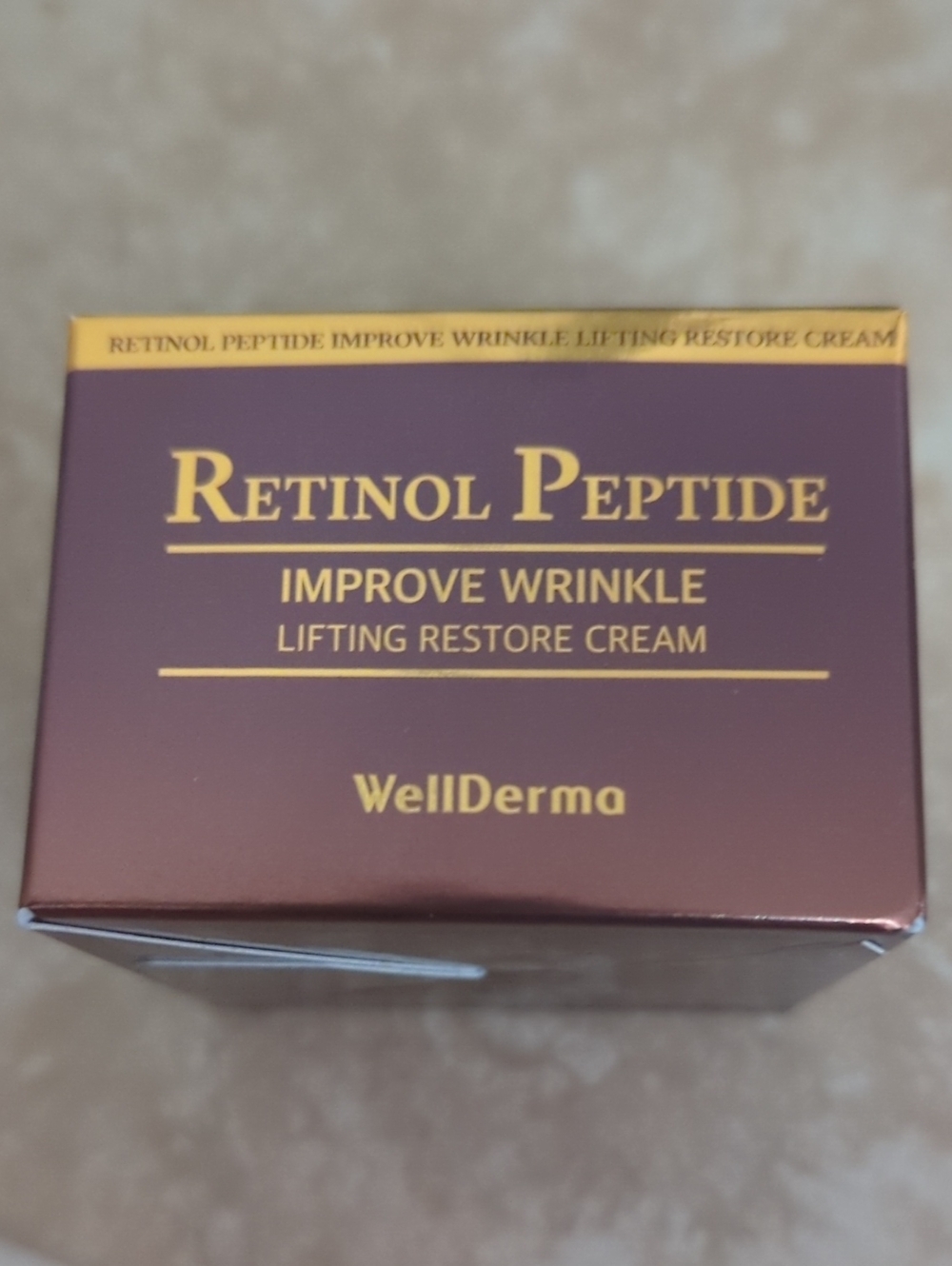 Wellderma Korean Retinol Peptide Improve Wrinkle Lifting Restore Cream